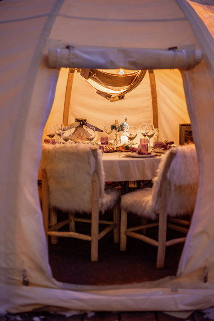 Unusual dinner at Alpin Steak House's