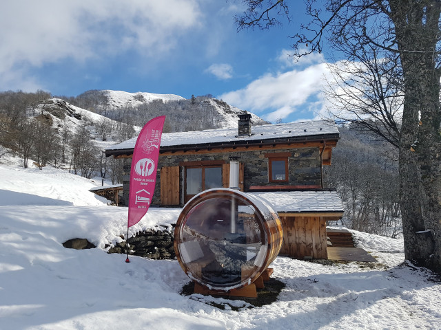 Extérieur refuge du Trait d'Union