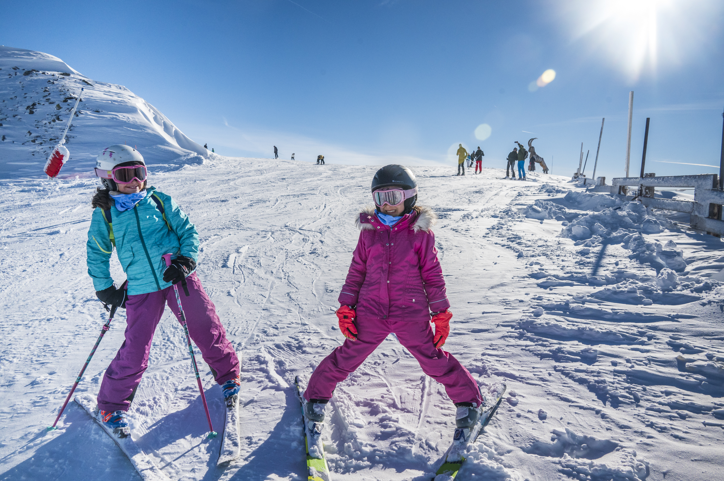 Ski avec enfants aux Menuires