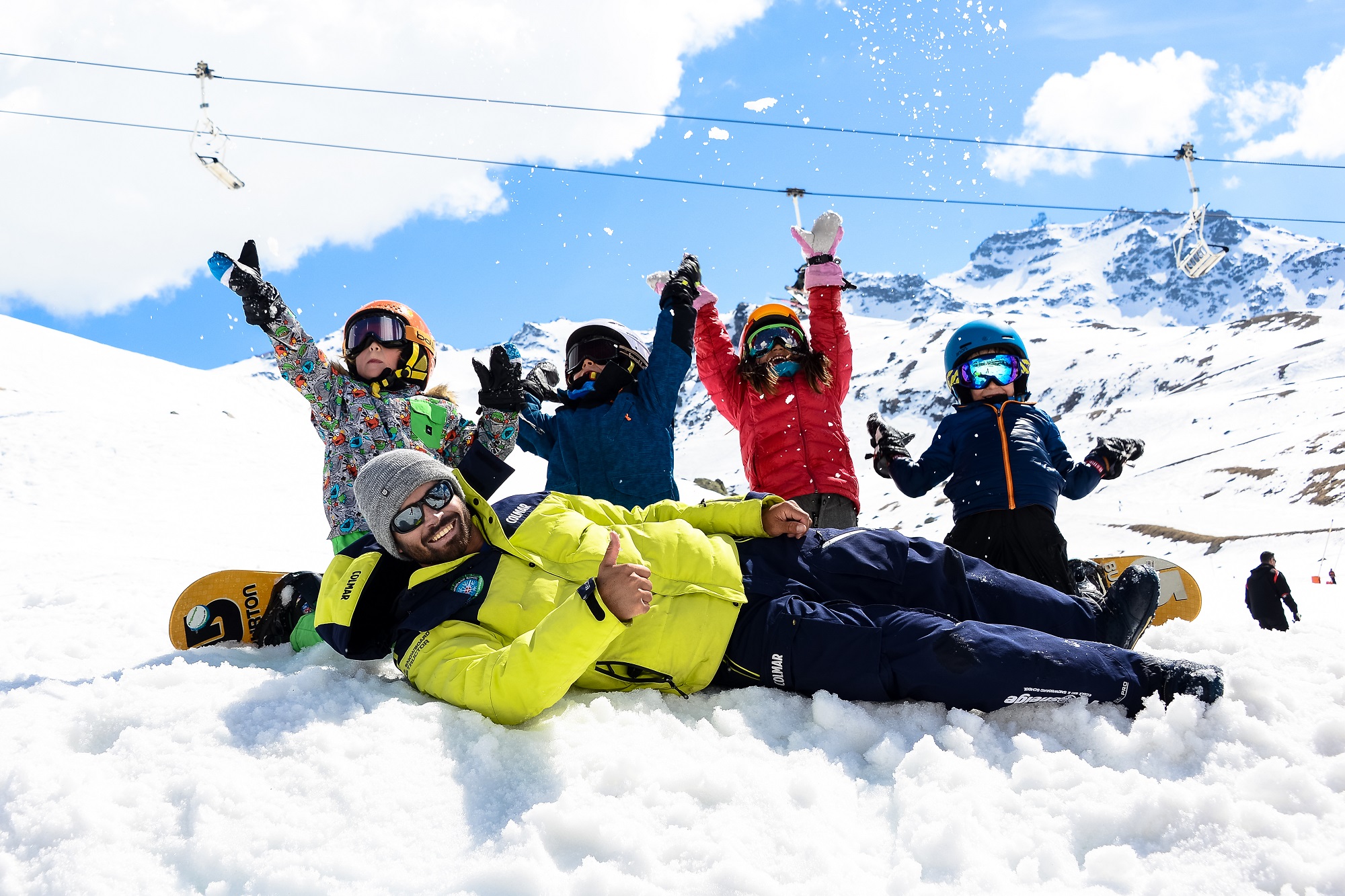 Ski group. Лыжная школа в Валь Торансе.