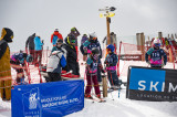 Course de ski aux Menuires