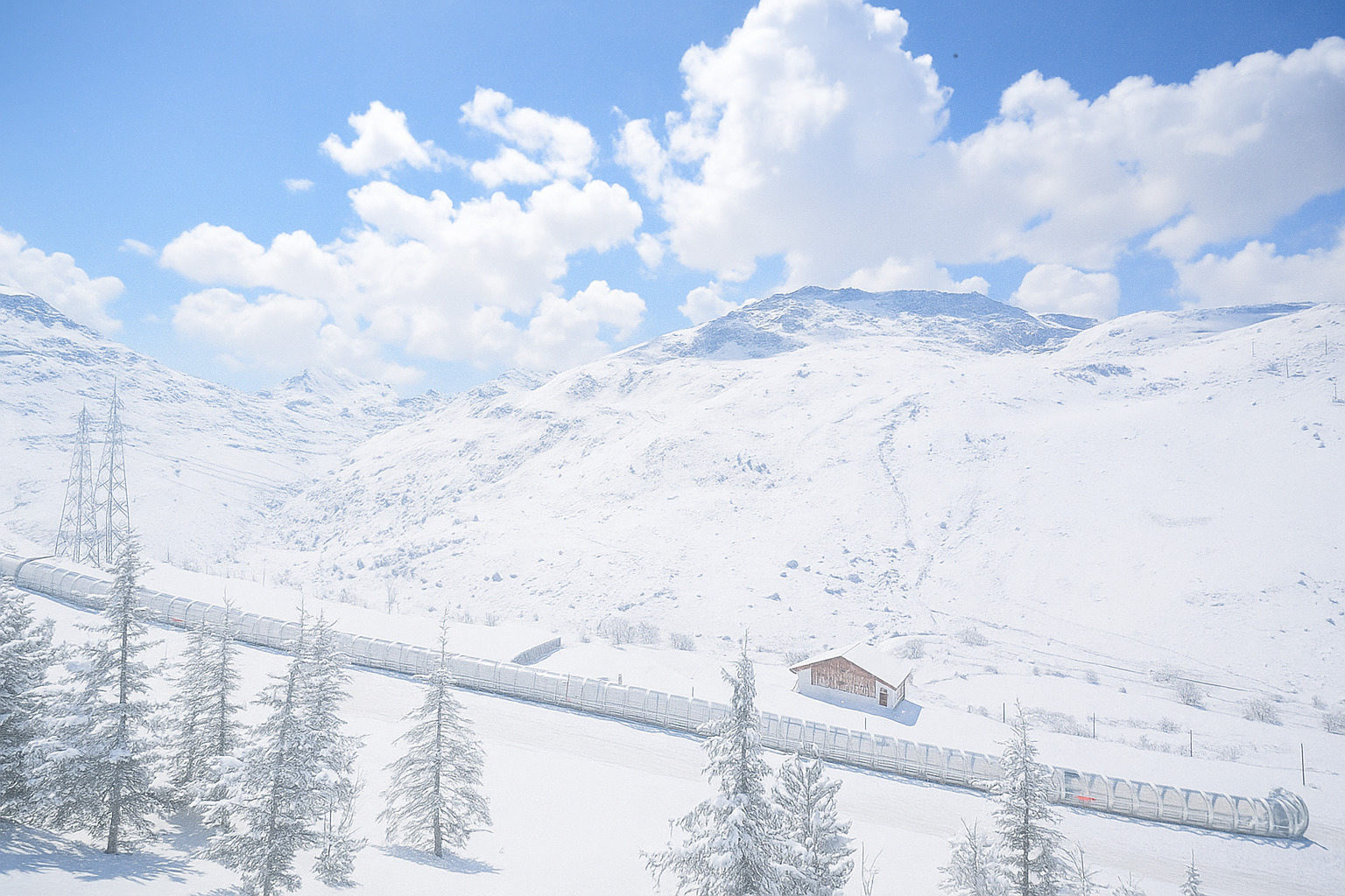 Vue hiver Vue hiver