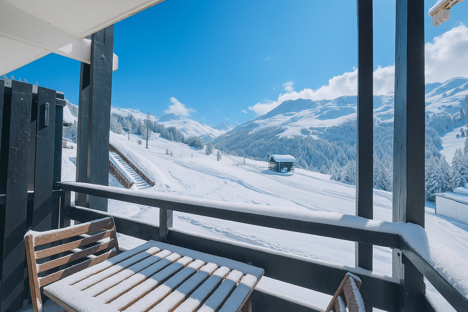 Vue hiver Vue hiver
