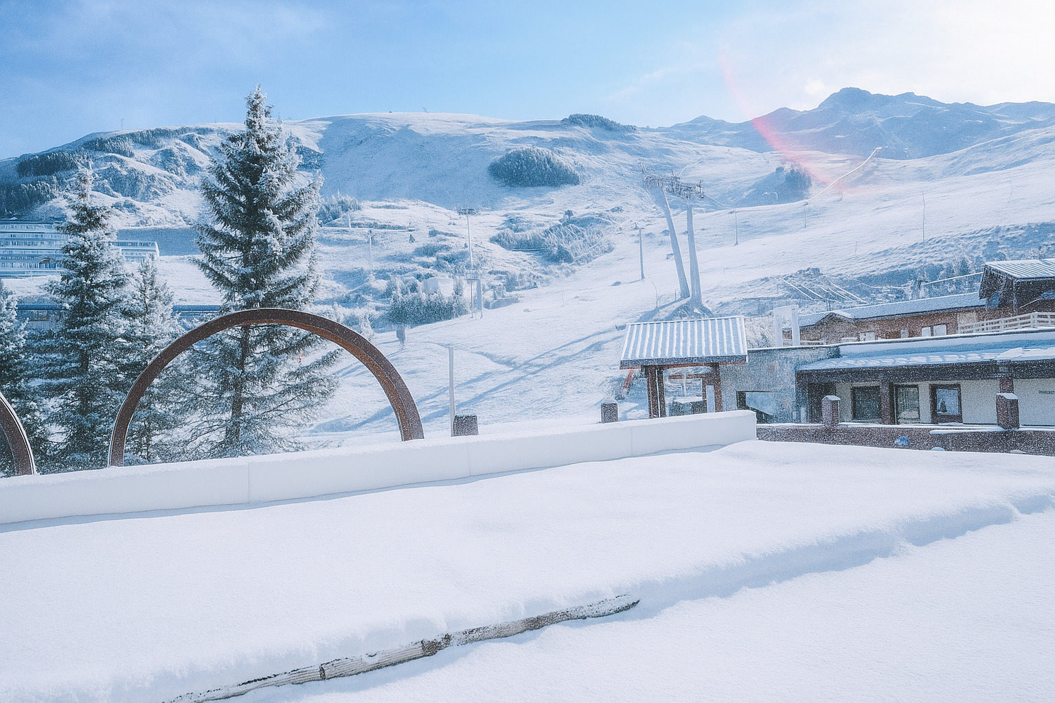 Vue hiver Vue hiver