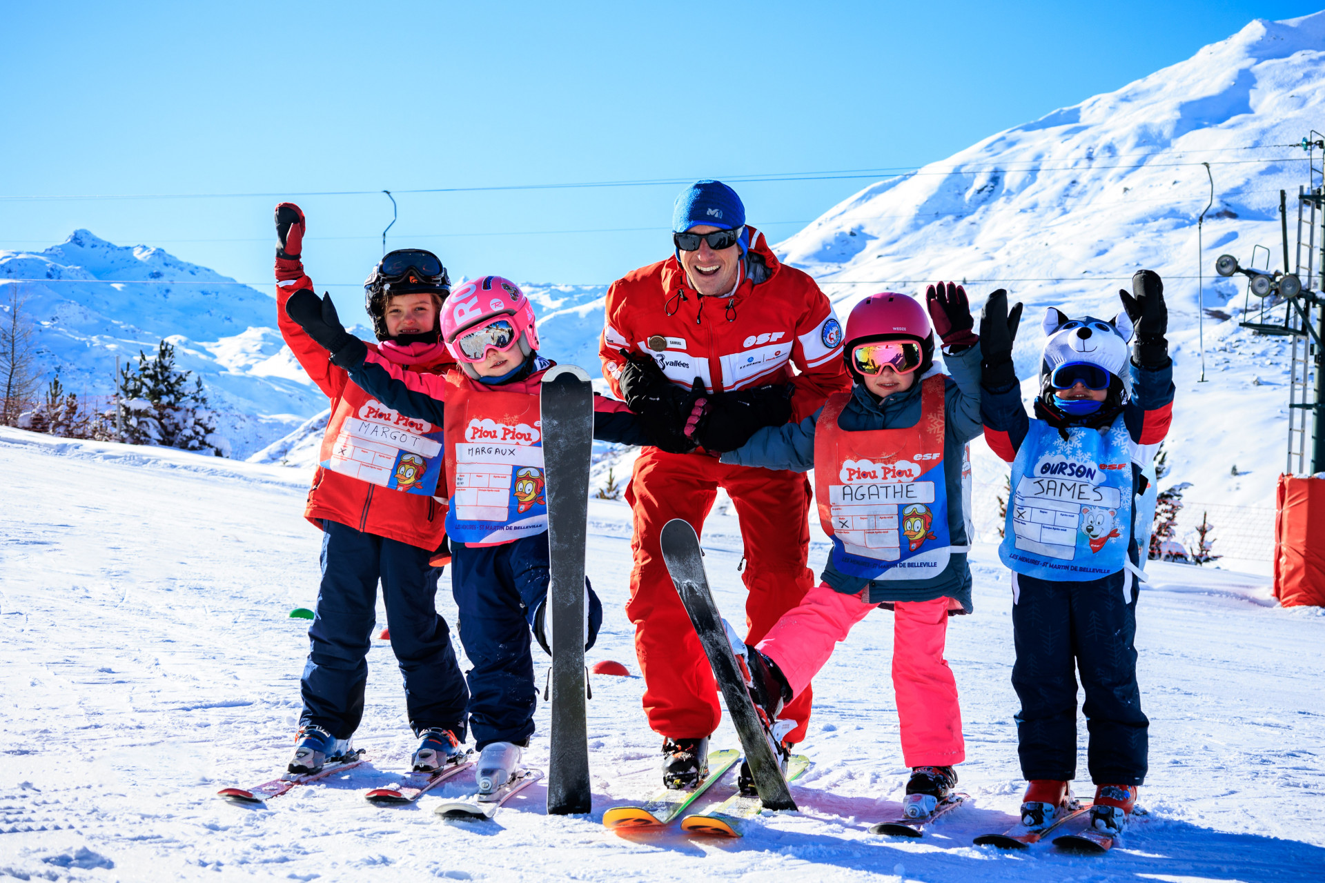 Cours de ski collectifs débutants