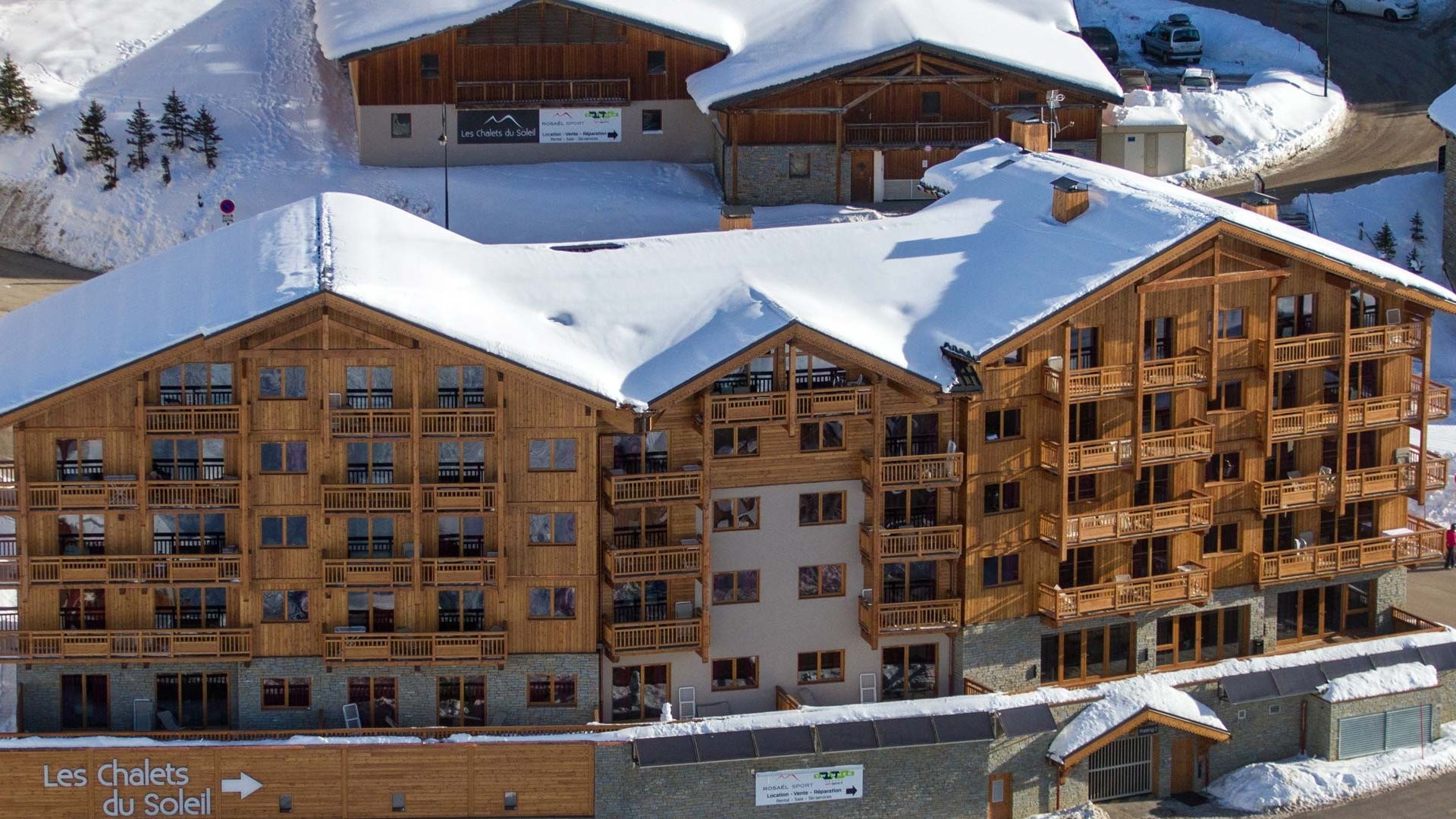 Les Chalets du Soleil CGH-4 pièces-8 personnes Contemporain-les Menuires-les-3-vallées