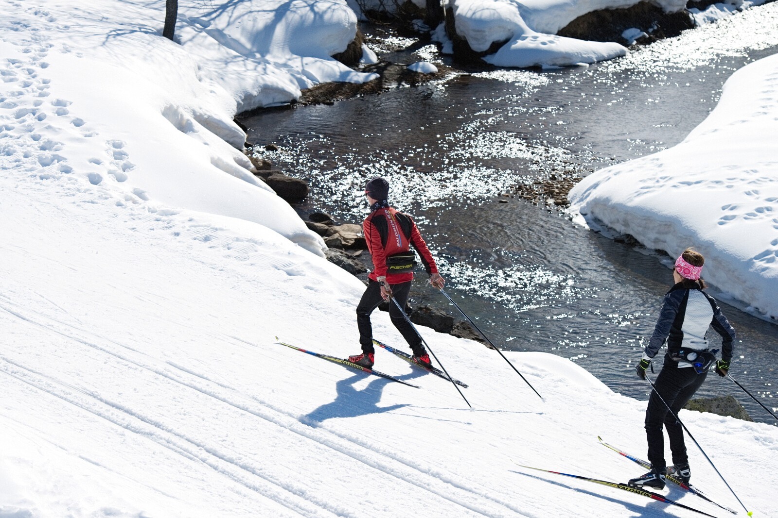 ski de fond au plan de l'eau Menuires