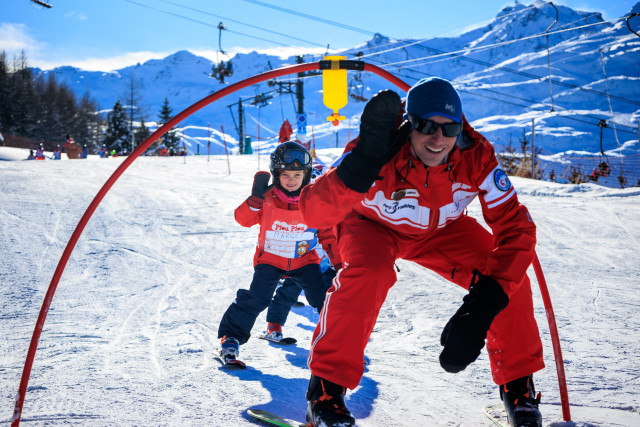 Cours de ski collectifs 6 Après Midi - Enfants (4 et 5 ans) - Niveau Piou Piou à Flocon