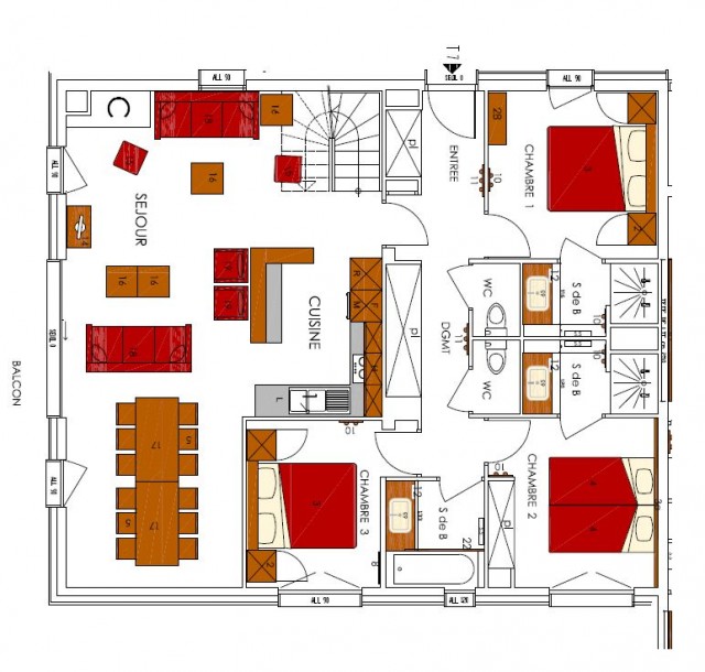 Le Chalet de la Dame Blanche 21-7 pièces-14 personnes-les Menuires-les-3-vallées Le Chalet de la Dame Blanche 21-7 pièces-14 personnes-les Menuires-les-3-vallées