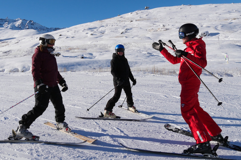 Cours de ski collectif adultes Les Menuires