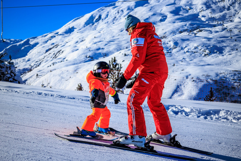 Cours de ski collectifs piou-piou Les Menuires